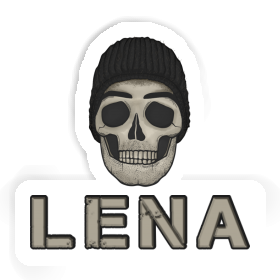 Lena Sticker Totenkopf Image