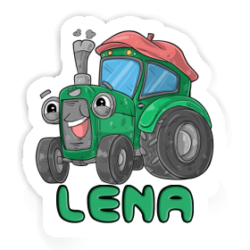 Sticker Lena Tractor Image