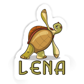 Lena Sticker Yoga-Schildkröte Image