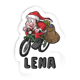 Sticker Cyclist Lena Image