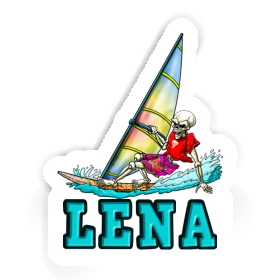 Lena Autocollant Surfeur Image