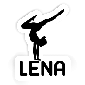 Autocollant Femme de yoga Lena Image