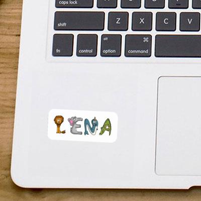 Sticker Lena Tierschrift Laptop Image