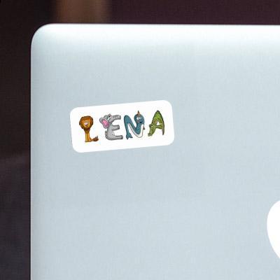 Sticker Lena Tierschrift Laptop Image