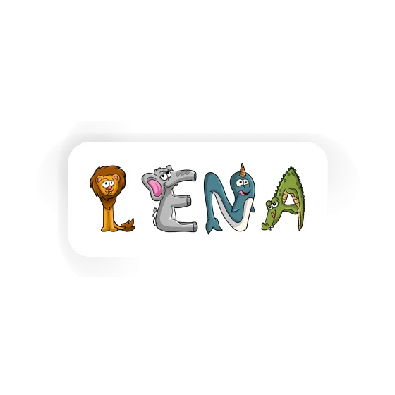 Sticker Animal Font Lena Laptop Image