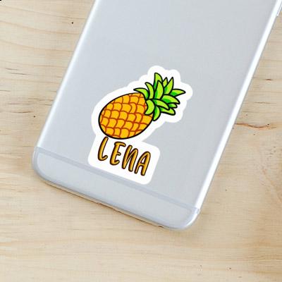 Lena Sticker Pineapple Notebook Image