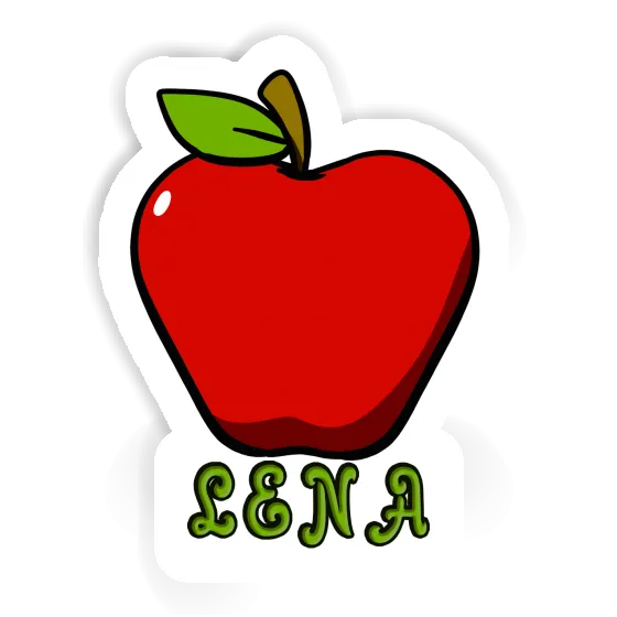 Lena Sticker Apple Notebook Image