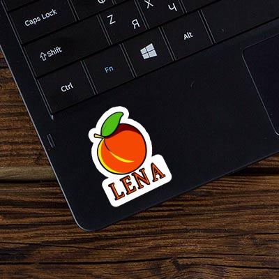 Apricot Sticker Lena Laptop Image