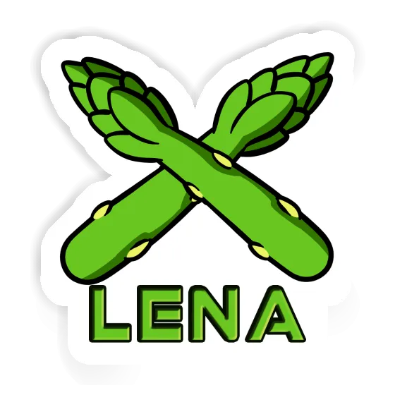 Sticker Lena Spargel Laptop Image