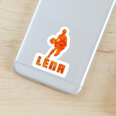 Sticker Lena Basketballspieler Gift package Image