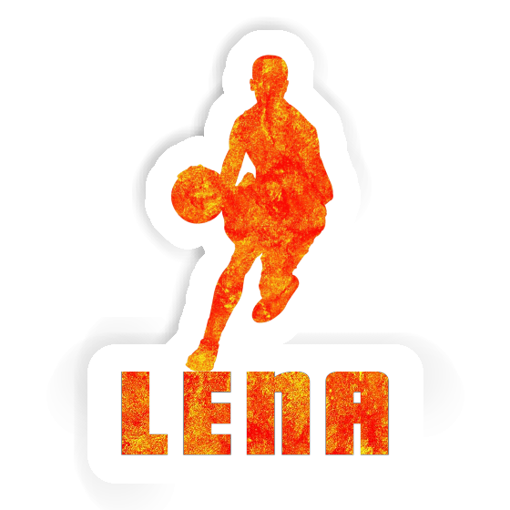 Lena Sticker Basketball Player Laptop Image