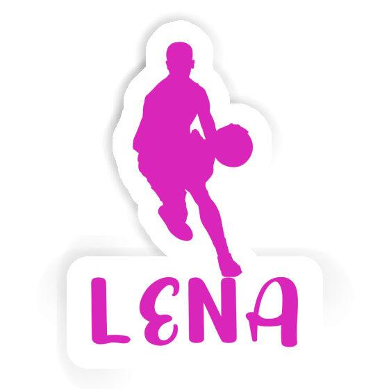 Sticker Basketball Player Lena Laptop Image