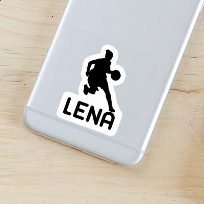 Lena Autocollant Joueuse de basket-ball Notebook Image