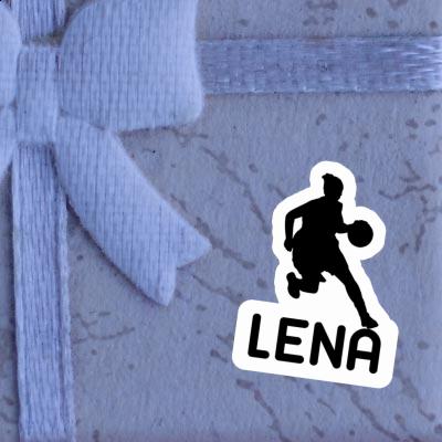 Lena Autocollant Joueuse de basket-ball Notebook Image