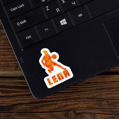 Sticker Basketball Player Lena Laptop Image