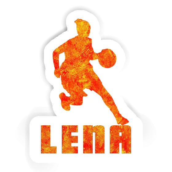 Sticker Basketball Player Lena Laptop Image