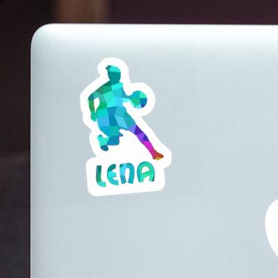 Sticker Basketball Player Lena Laptop Image