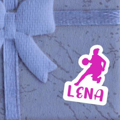 Basketball Player Sticker Lena Laptop Image