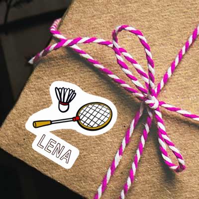 Badminton Racket Sticker Lena Notebook Image