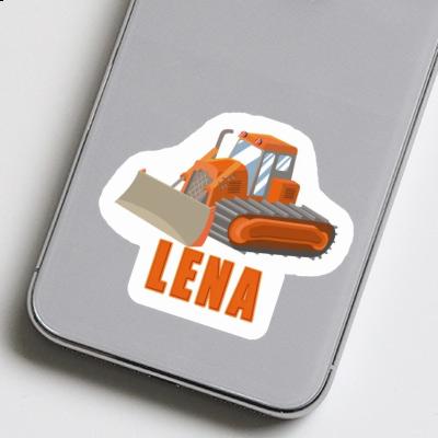 Lena Sticker Excavator Notebook Image