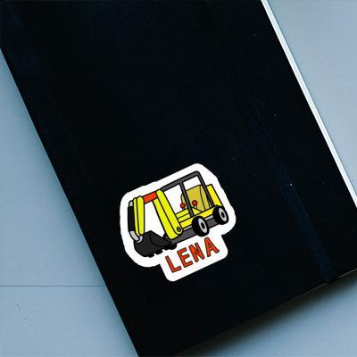 Minibagger Sticker Lena Laptop Image