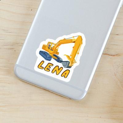 Sticker Excavator Lena Gift package Image