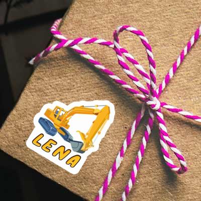 Excavator Sticker Lena Notebook Image