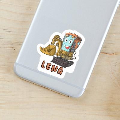 Sticker Little Excavator Lena Gift package Image