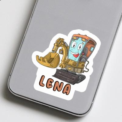 Sticker Little Excavator Lena Notebook Image