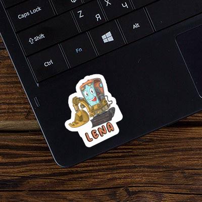 Sticker Little Excavator Lena Notebook Image