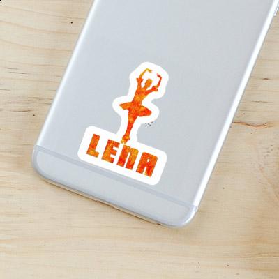 Lena Sticker Ballerina Laptop Image