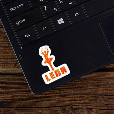 Ballerina Sticker Lena Laptop Image