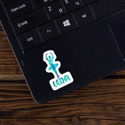 Lena Sticker Ballerina Laptop Image