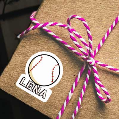 Autocollant Baseball Lena Notebook Image