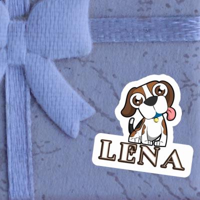 Autocollant Lena Beagle Gift package Image