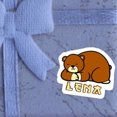 Bear Sticker Lena Notebook Image