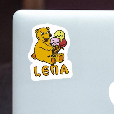 Ice Cream Bear Sticker Lena Notebook Image