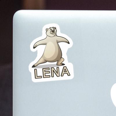 Sticker Yoga Bear Lena Gift package Image