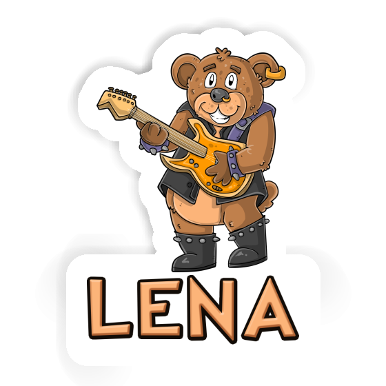 Autocollant Guitariste Lena Notebook Image