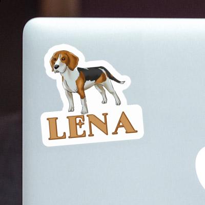 Aufkleber Lena Beagle Notebook Image