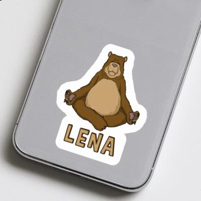 Sticker Yoga-Bär Lena Image