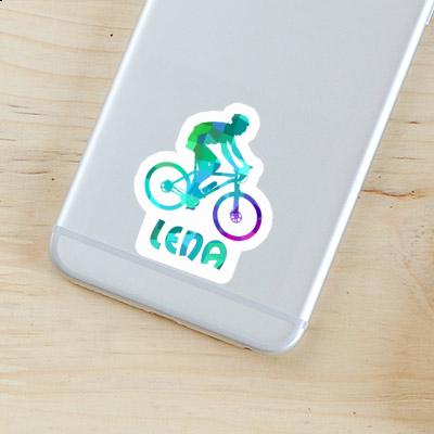 Sticker Lena Biker Laptop Image