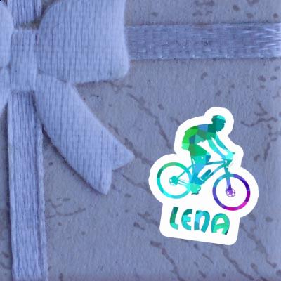 Sticker Lena Biker Laptop Image