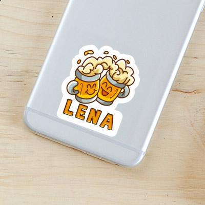 Beer Sticker Lena Notebook Image