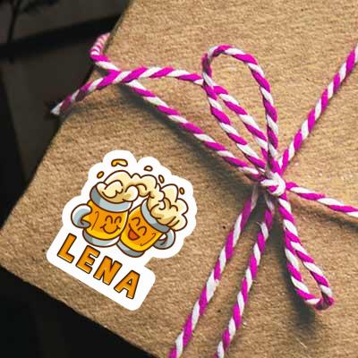 Beer Sticker Lena Notebook Image