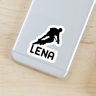 Sticker Biker Lena Laptop Image