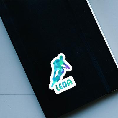 Sticker Lena Biker Notebook Image