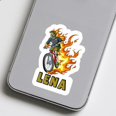 Lena Autocollant Biker Freeride Image