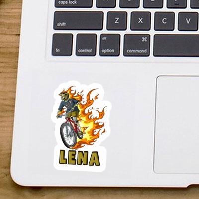 Lena Autocollant Biker Freeride Image