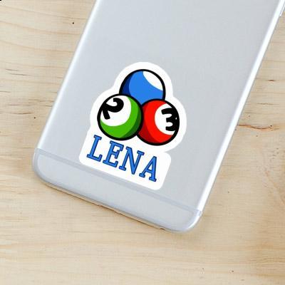 Sticker Billiard Ball Lena Notebook Image